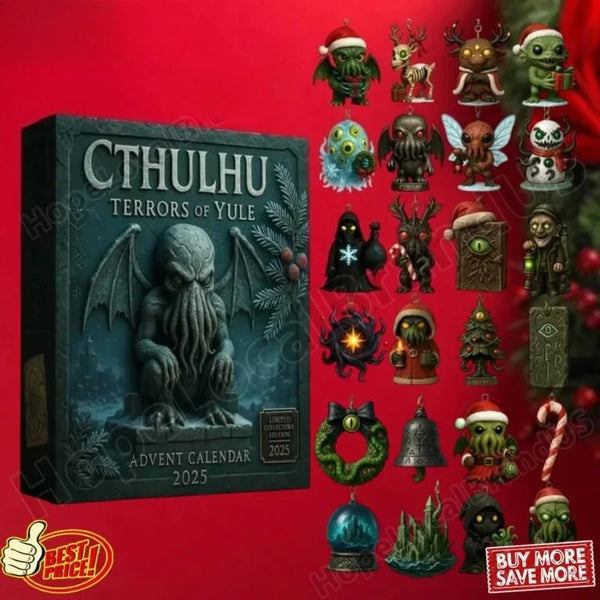 Christmas Decoration 2025  Cthulhu: Terrors of Yule – Advent Calendar : Coastal Holiday Decor Calendario Adviento Elf Gift